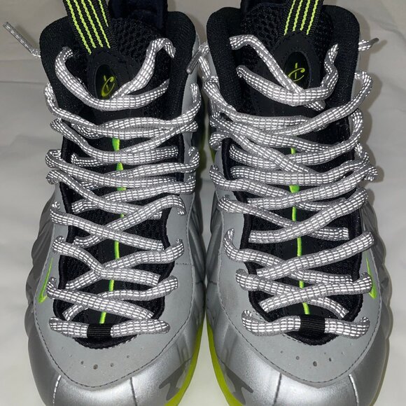 USED - Nike Foamposite One Premium Metallic Grey Camo size 9.5 brand new 2016 - Picture 2 of 7